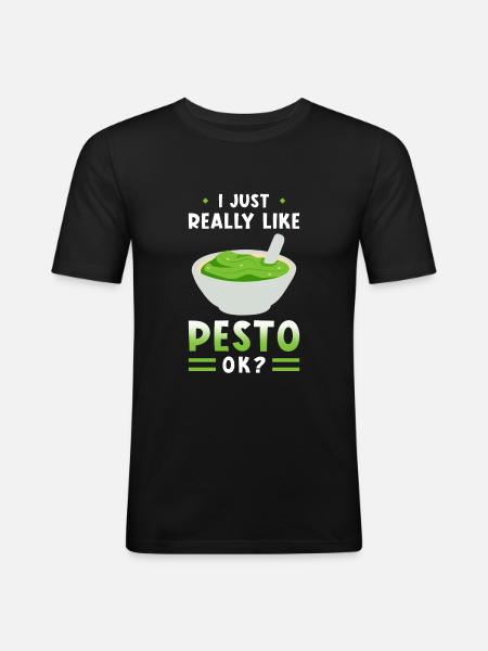 Pesto - Men's Slim Fit T-Shirt - black