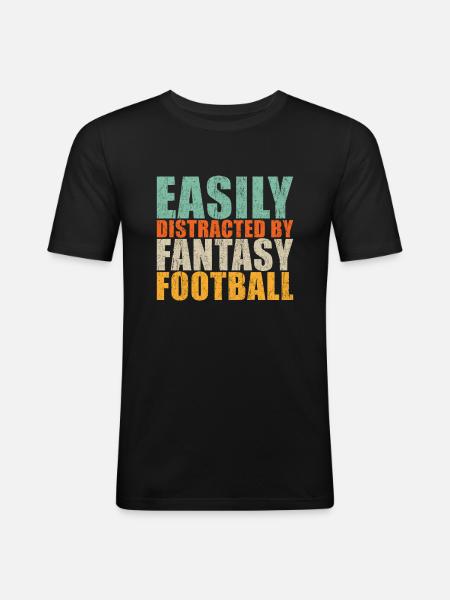Fantasy Football - Men's Slim Fit T-Shirt - black