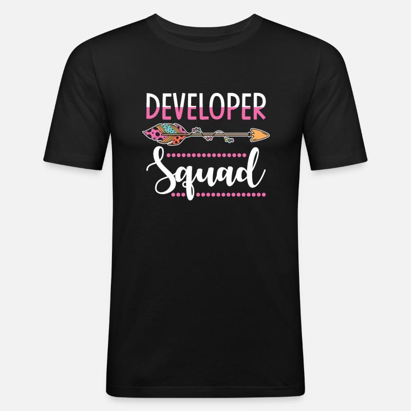 Developer Women Team - Men's Slim Fit T-Shirt - black
