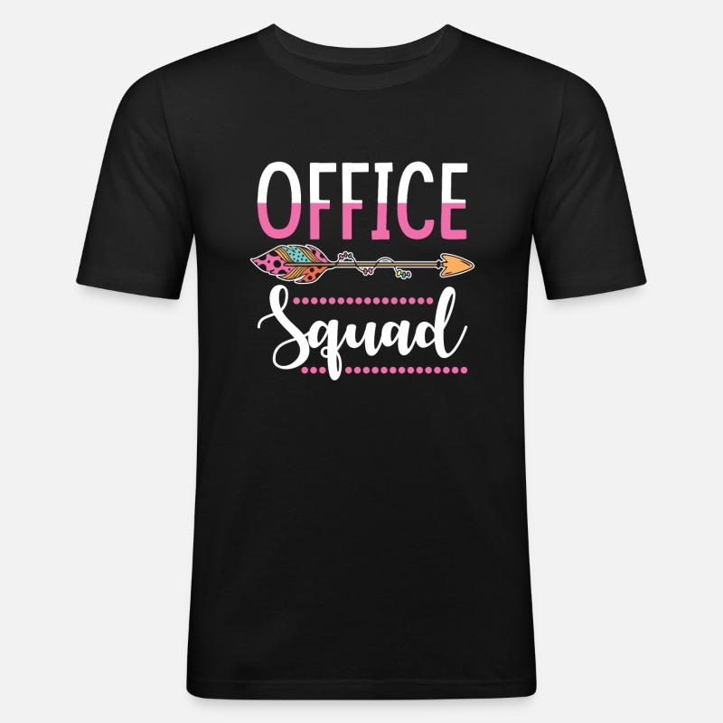 Office worker - Men's Slim Fit T-Shirt - black