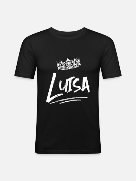 Luisa - Men's Slim Fit T-Shirt - black