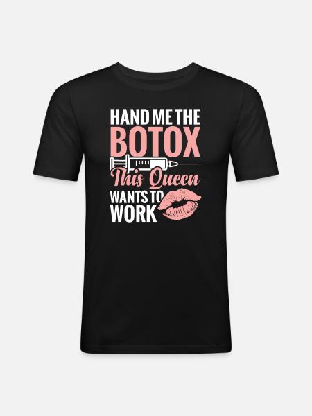 Cosmetic Nurse: Give Me This - Men's Slim Fit T-Shirt - black