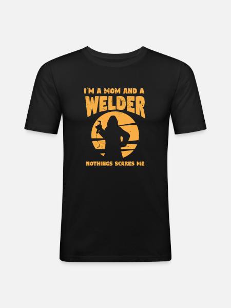 Welders weld metal locksmiths - Men's Slim Fit T-Shirt - black