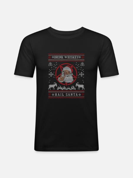I Baphomet Death Metal - Men's Slim Fit T-Shirt - black