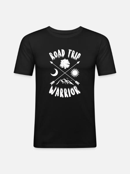 Road Trip - Road Trip - T-shirt près du corps Homme - noir