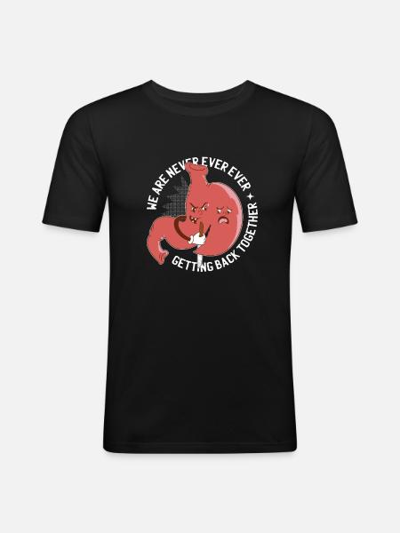 Gastric sleeve gastrectomy Sleeve gastrectomy - Men's Slim Fit T-Shirt - black