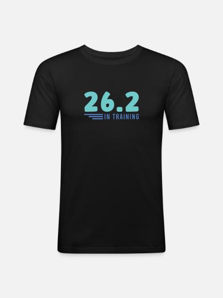 Runners's Half Marathon Finishers - Men's Slim Fit T-Shirt - black