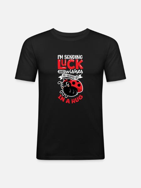 Ladybug Ladybug Entomology Insects - Men's Slim Fit T-Shirt - black