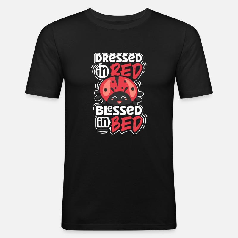 Ladybug Ladybug Entomology Insects - Men's Slim Fit T-Shirt - black