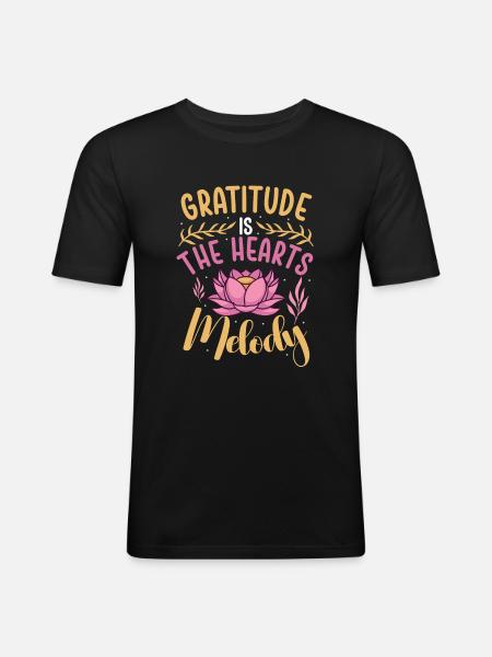 Yoga Mindfulness Practic Meditation Manifestation - Men's Slim Fit T-Shirt - black