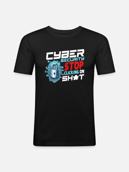 Cybersecurity Specialist - Men's Slim Fit T-Shirt - black