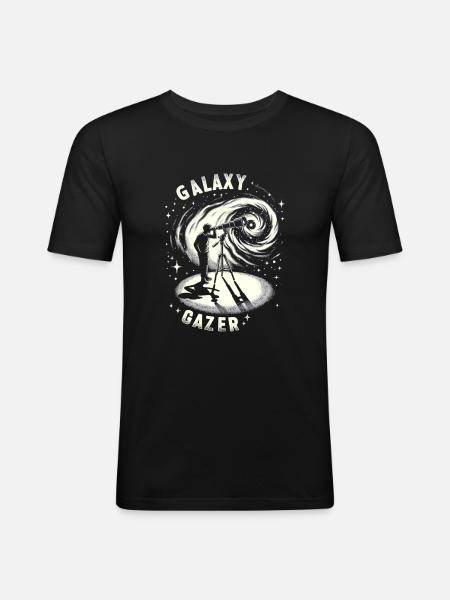Astrophotography Astronomy Space Camera - Men's Slim Fit T-Shirt - black