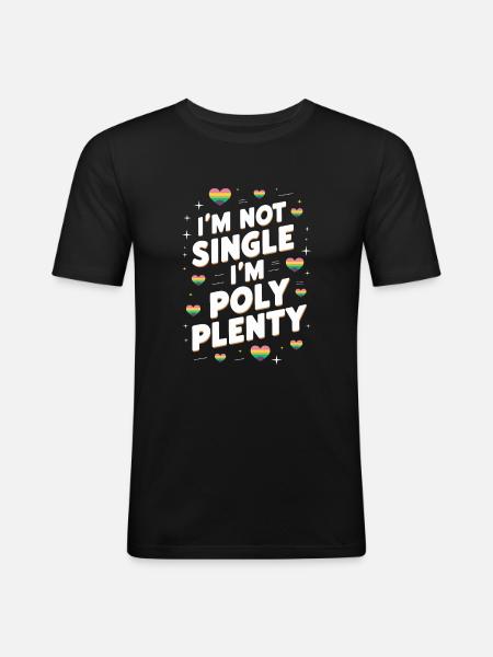 Communauté polyamoureuse Parentalité polyamoureuse - T-shirt près du corps Homme - noir