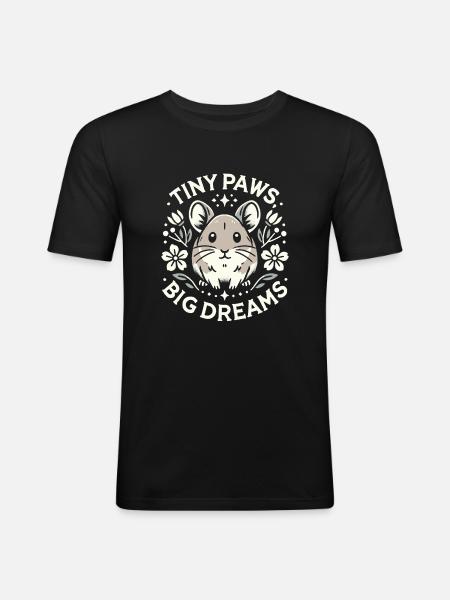 Amerikansk Pika Lover Design til Pika - Herre Slim Fit T-Shirt - sort
