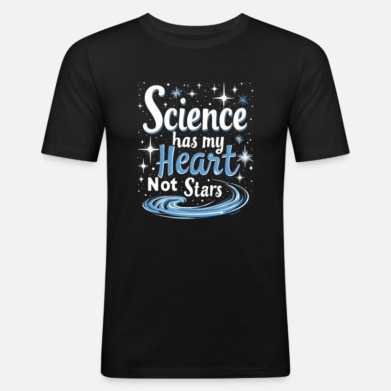 Astrologie-skeptiker: Kritisches Denken - Männer Slim Fit T-Shirt - Schwarz