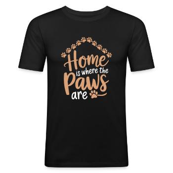 Freiwillige Tierrettung Animal Shelter Heroes - Men's Slim Fit T-Shirt - black - Front - Nik (191cm)