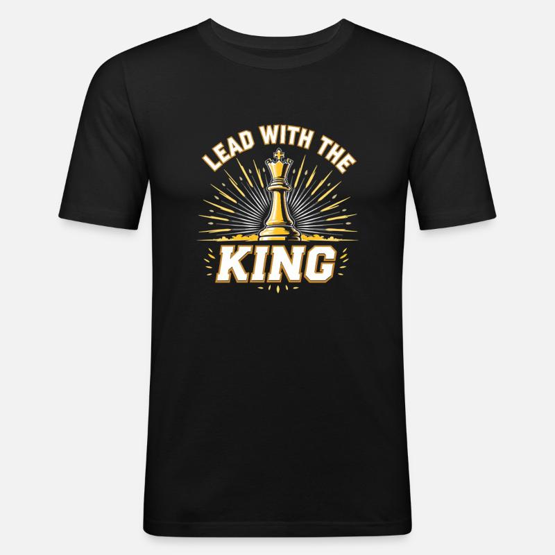 Chess Tacticians Strategy Masters Tactical - Männer Slim Fit T-Shirt - Schwarz