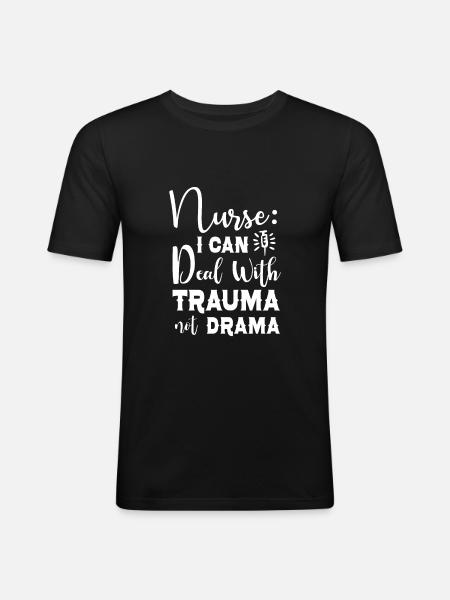 Sygeplejerske SygeplejeKlinik Paramedic - Herre Slim Fit T-Shirt - sort