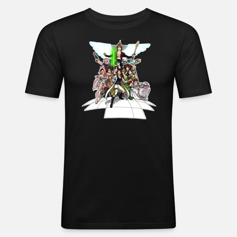 Das Nemesis-Team - Männer Slim Fit T-Shirt - Schwarz