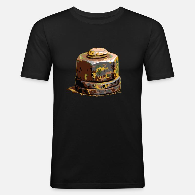 Schraube Mutter No 1 - Männer Slim Fit T-Shirt - Schwarz