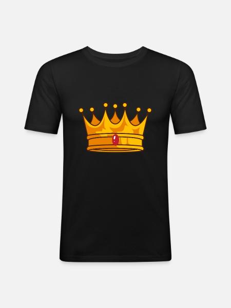 Golden Crown - Men's Slim Fit T-Shirt - black