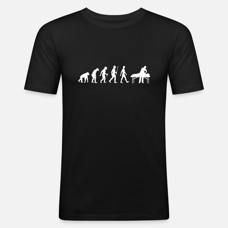 Physiotherapist Physio Evolution - Men's Slim Fit T-Shirt - black