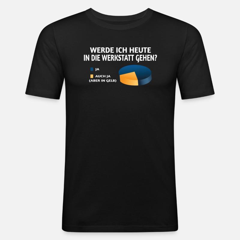 Heimwerker Geschenkidee Handwerker - Männer Slim Fit T-Shirt - Schwarz