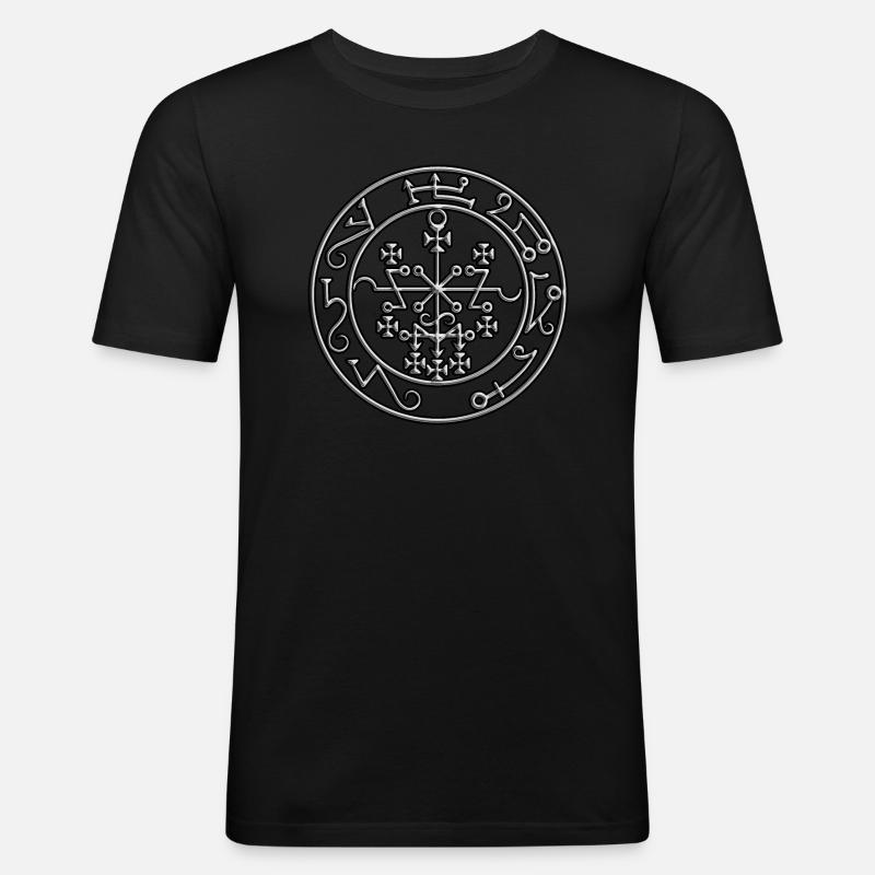 Segl av Baaltzelmoth - Slim Fit T-skjorte for menn - svart