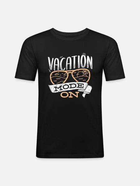 Spring Break Gateaway - Men's Slim Fit T-Shirt - black