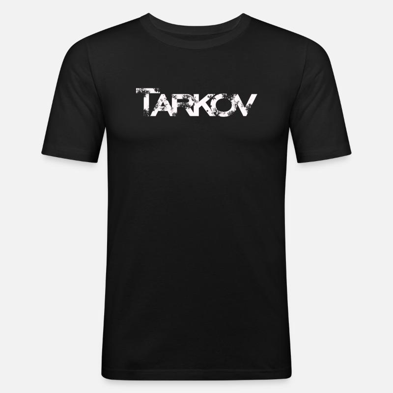 Tarkov Geschenk Geschenkidee - Männer Slim Fit T-Shirt - Schwarz