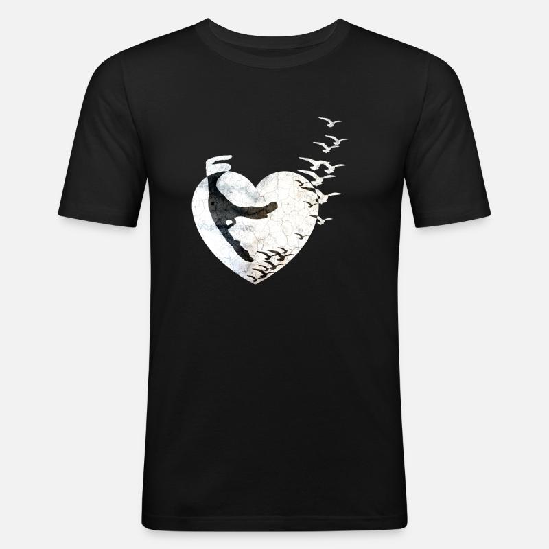 I love Sylt - Men's Slim Fit T-Shirt - black