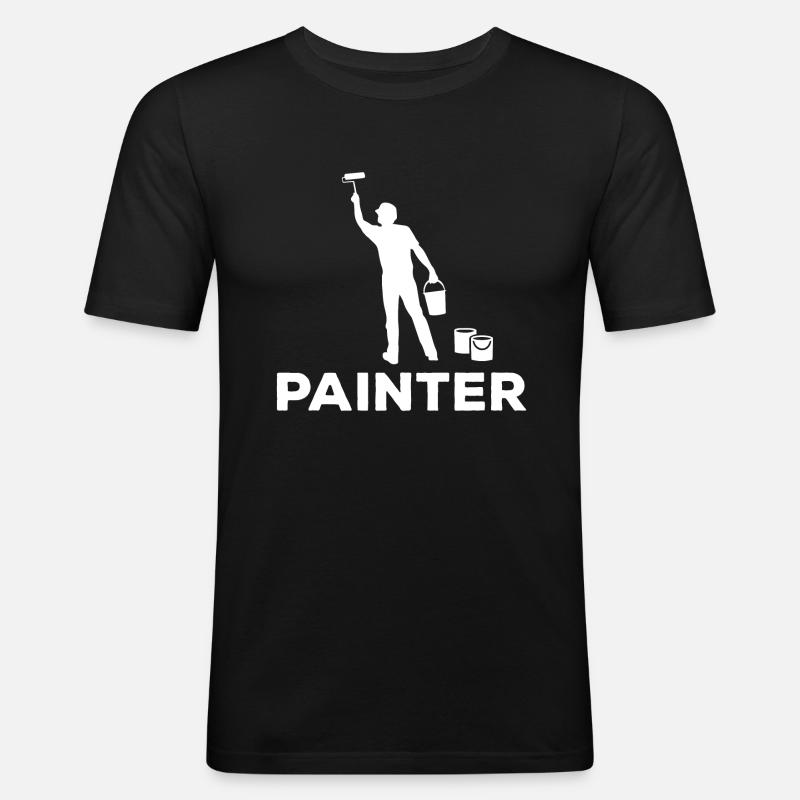 Painter Painter - Men's Slim Fit T-Shirt - black