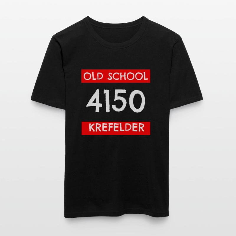 Old school Krefeld Krefeld old postcode Postal code Men's Slim Fit T-Shirt