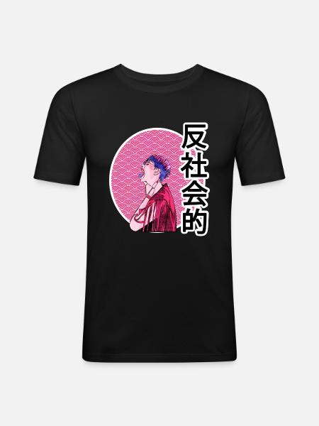 ANTISOCIAL - Men's Slim Fit T-Shirt - black
