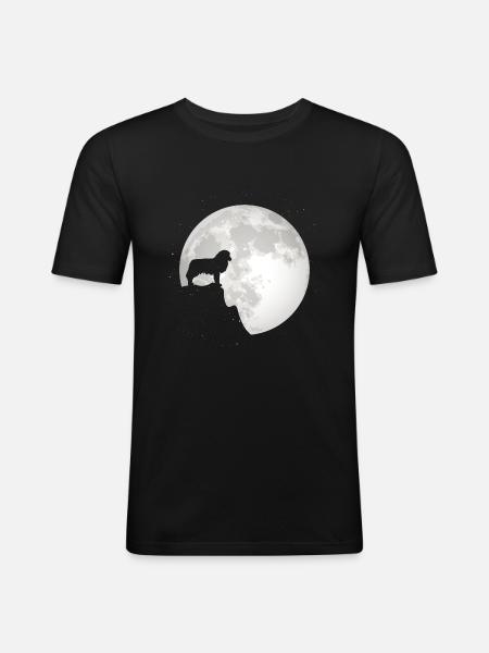 Australian Shepherd - T-shirt près du corps Homme - noir