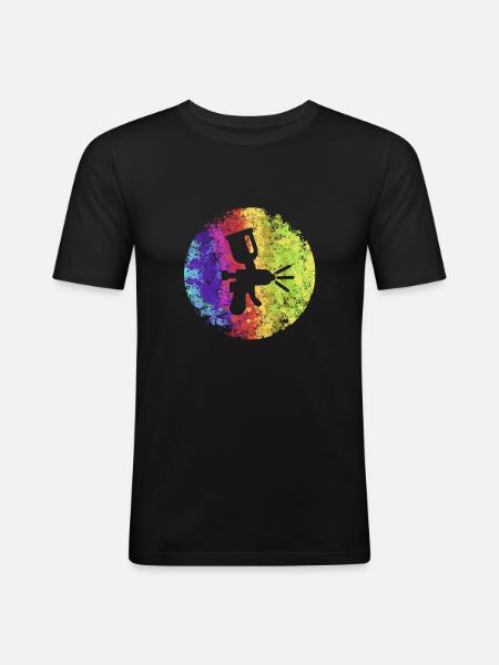 Car painters - Men's Slim Fit T-Shirt - black