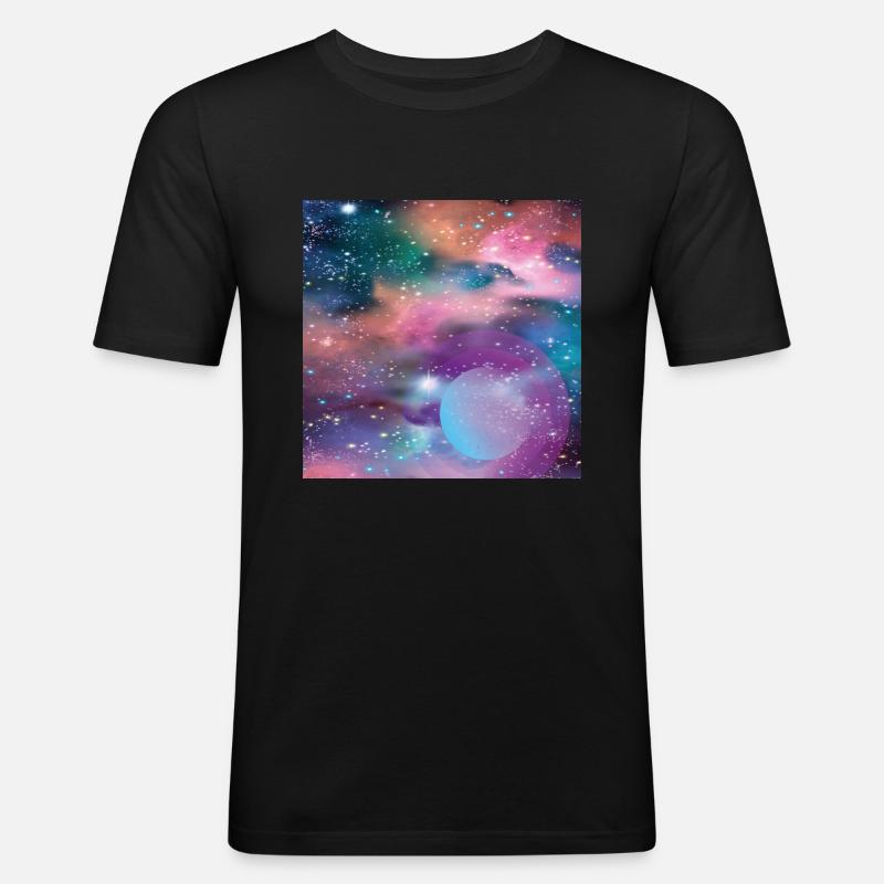 Mercury - Männer Slim Fit T-Shirt - Schwarz