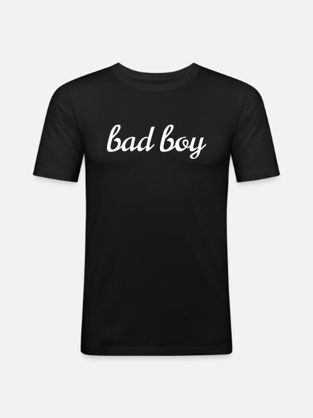 Bad Boy - Men's Slim Fit T-Shirt - black