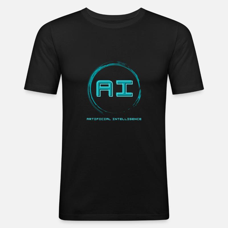Artificial Intelligence - Artificial Intelligence - Men's Slim Fit T-Shirt - black
