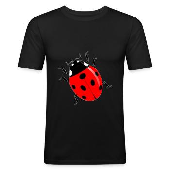 ladybird - Men's Slim Fit T-Shirt - black - Front - Nik (191cm)