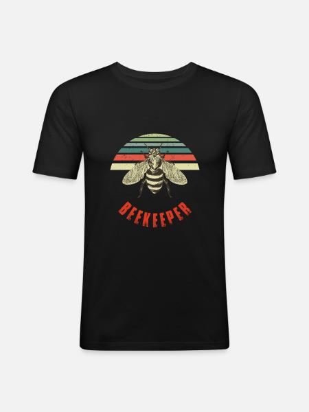 Beekeepers beekeepers - Men's Slim Fit T-Shirt - black