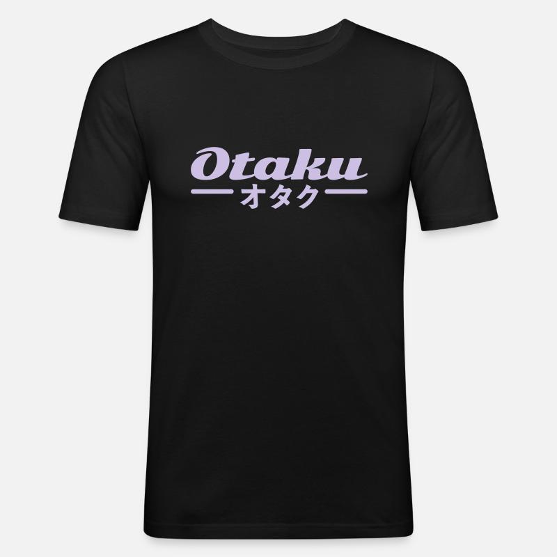 Otaku - Men's Slim Fit T-Shirt - black
