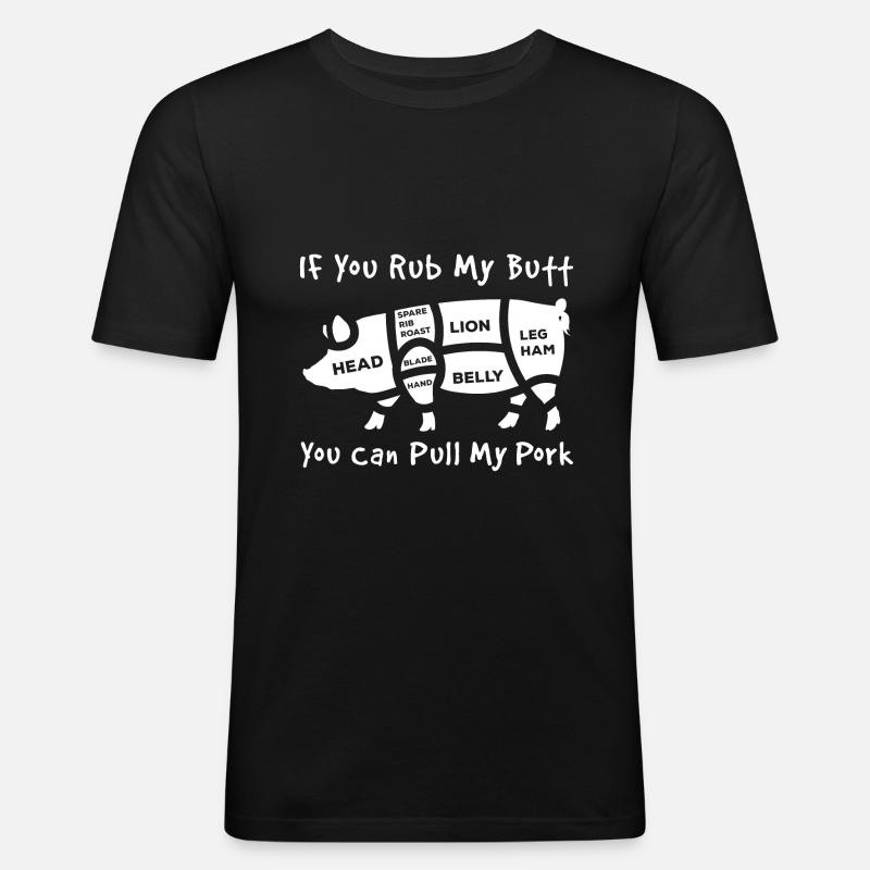 Schlachter - Männer Slim Fit T-Shirt - Schwarz