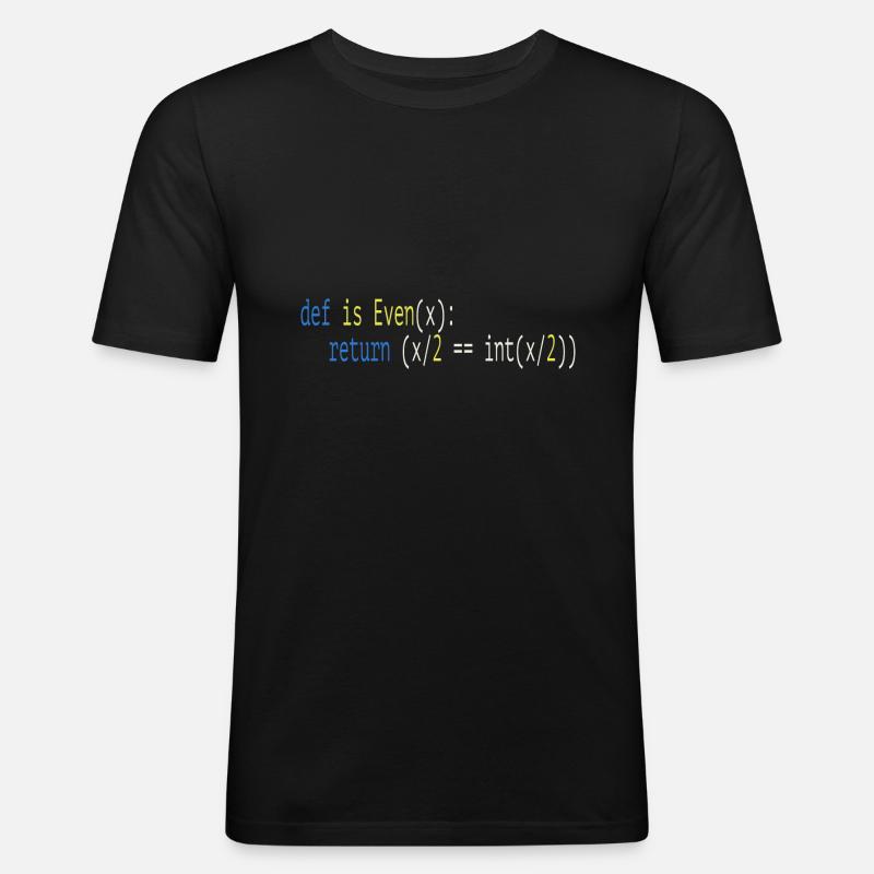 Programmer Humor - Männer Slim Fit T-Shirt - Schwarz