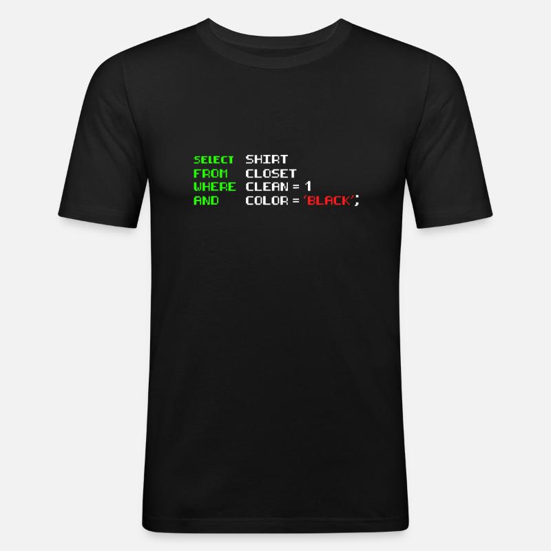 Software-Ingenieure Lustiger Witz Programmierung Codierung - Männer Slim Fit T-Shirt - Schwarz