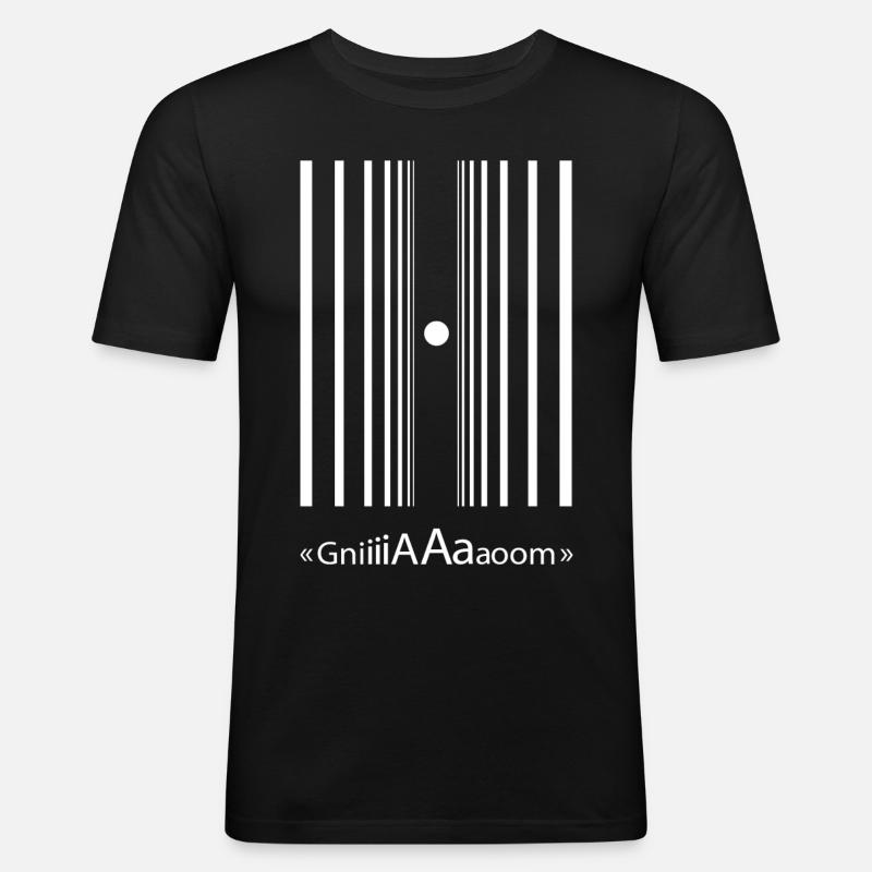 Doppler-Effekt - Männer Slim Fit T-Shirt - Schwarz