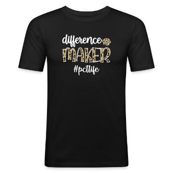 Nursing Technician Patient Care Technician PCT - Men's Slim Fit T-Shirt - black - Front - Nik (191cm)