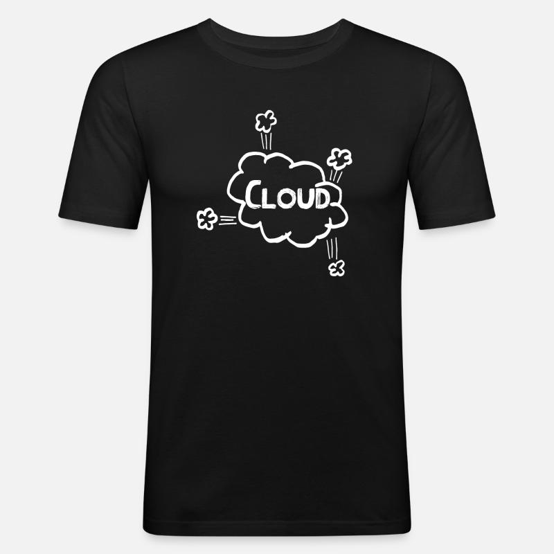 Cloud IT - Men's Slim Fit T-Shirt - black