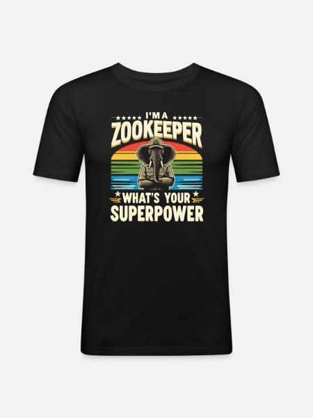 Zookeeper Zookeeper - Men's Slim Fit T-Shirt - black