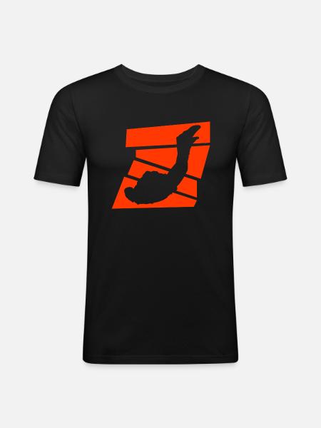 Skydiving - Men's Slim Fit T-Shirt - black